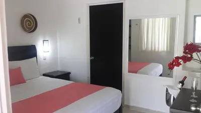 Cama o camas de una habitación en Finca de los Angeles
