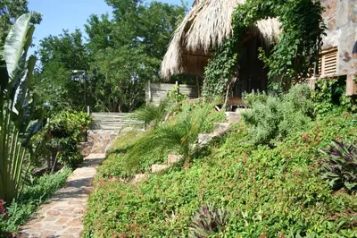 Jardín al aire libre en Hotel Sal de Mar