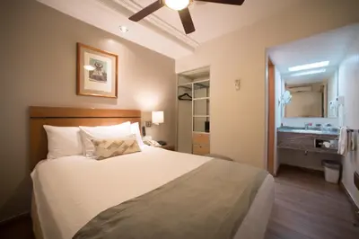 Cama o camas de una habitación en Hotel Abu