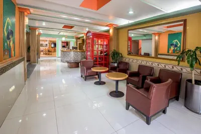 Zona de estar de Oaxaca Inn Reforma