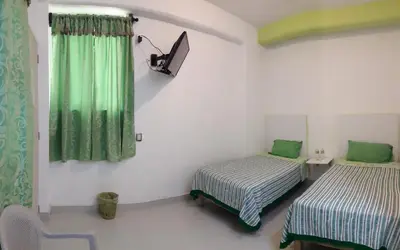 Cama o camas de una habitación en Oaxaquita la Bella