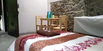Cama o camas de una habitación en Recinto Natural SEMUK