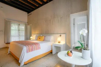 Cama o camas de una habitación en Anticavilla Hotel Restaurante & Spa