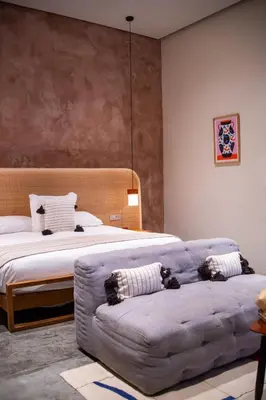 Cama o camas de una habitación en Casa Antonieta