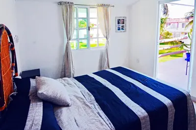 Cama o camas de una habitación en HominngBird Acapulco