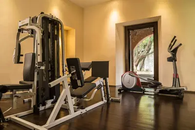Gimnasio o instalaciones de fitness de Fiesta Americana Hacienda San Antonio El Puente Resort & Spa
