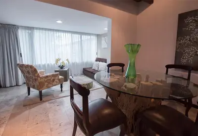 Zona de estar de Colombe Hotel Boutique