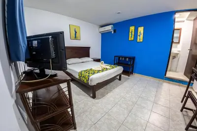 Cama o camas de una habitación en Hotel Ziami