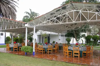 Jardín al aire libre en GS Jerocs Tlaxcala