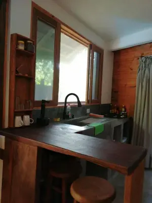 Una cocina o zona de cocina en Casa Gaviota