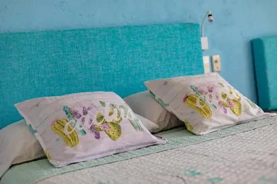 Cama o camas de una habitación en Casa Menta