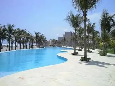 Piscina en o cerca de Departameto en Residencial La Isla Acapulco Torre G