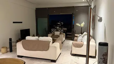 Zona de estar de Departameto en Residencial La Isla Acapulco Torre G
