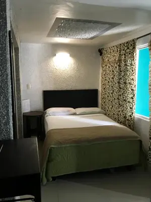 Cama o camas de una habitación en Hotel Central ParQ