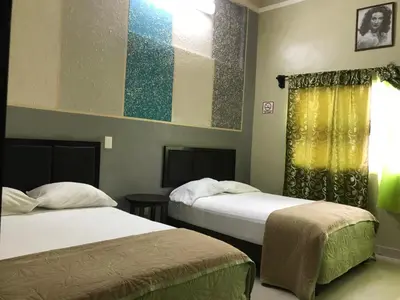 Cama o camas de una habitación en Hotel Central ParQ