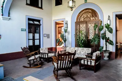 Zona de estar de Meson del Alferez Coatepec