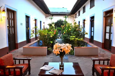 Zona de estar de Meson del Alferez Coatepec