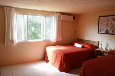 Cama o camas de una habitación en Hotel Carrizal Spa