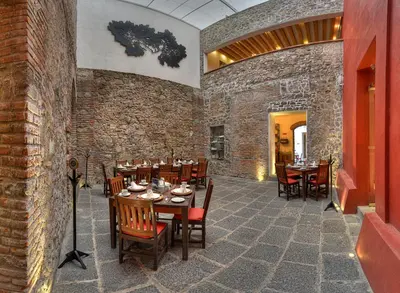 Un restaurante o sitio para comer en Hotel Boutique Casareyna