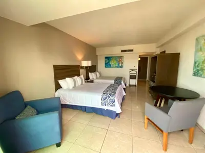 Cama o camas de una habitación en Hotel Villa Florida Veracruz