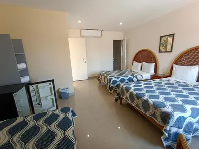 Cama o camas de una habitación en Hotel Playa de Oro - Enfrente de WTC y Plazas Comerciales