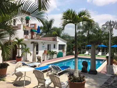 Piscina en o cerca de Hotel Bajo el Volcan