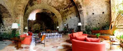 Zona de estar de Hotel & Spa Hacienda de Cortés