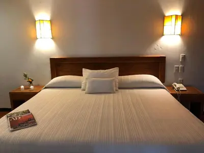 Cama o camas de una habitación en Hotel Ilebal Cuernavaca Centro - lugar con encanto!