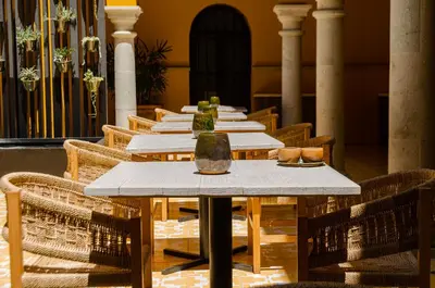Zona de estar de Hotel Casona Oaxaca