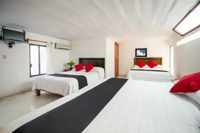 Cama o camas de una habitación en Posada Jois