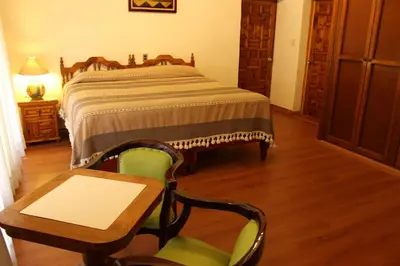 Cama o camas de una habitación en Hotel Boutique Posada la Casona de Cortés