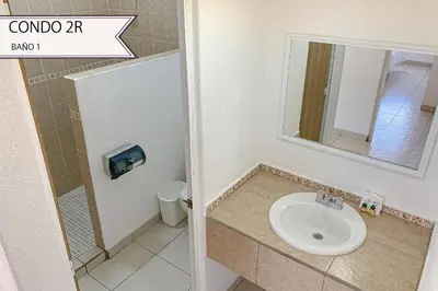 Un baño de Condominios JAROJE Huatulco