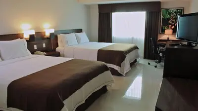 Cama o camas de una habitación en Holiday Inn Express Tuxtla Gutierrez La Marimba by IHG