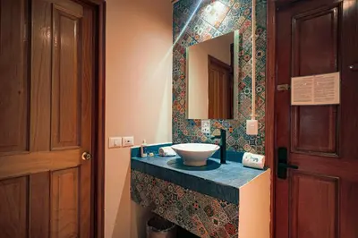 Un baño de Casa de los Frailes