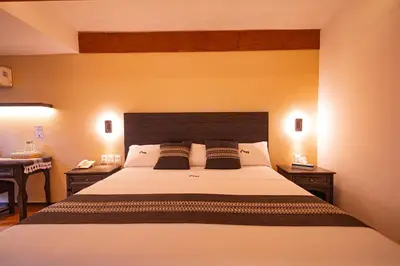 Cama o camas de una habitación en Casa de los Frailes