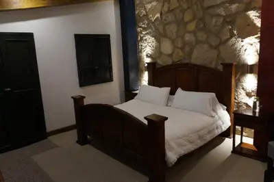 Cama o camas de una habitación en Hotel Canaria