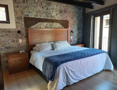 Cama o camas de una habitación en Hotel Canaria