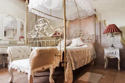 Cama o camas de una habitación en Na-anché Hotel