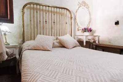 Cama o camas de una habitación en Na-anché Hotel