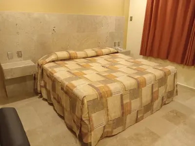 Cama o camas de una habitación en Hotel Parador del Rey