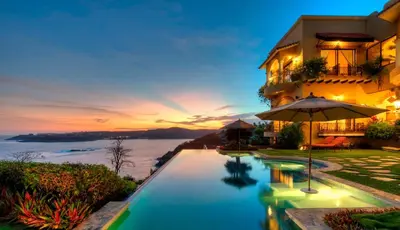 Paisaje cerca de esta villa