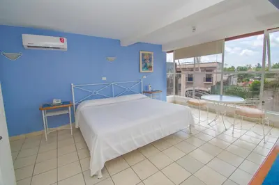 Cama o camas de una habitación en Balcon del Alferez