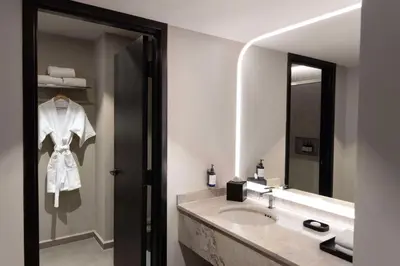 Un baño de Hilton Mexico City Airport