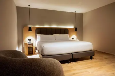 Cama o camas de una habitación en Hilton Mexico City Airport