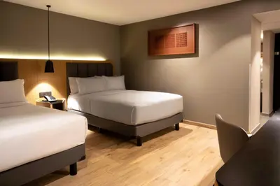 Cama o camas de una habitación en Hilton Mexico City Airport