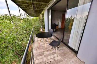 Un balcón o terraza de Utopia Casas Boutique