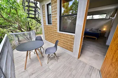 Un balcón o terraza de Utopia Casas Boutique
