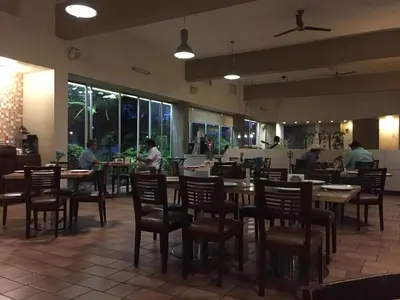 Un restaurante o sitio para comer en Hotel Villablanca