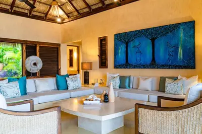 Zona de estar de 2012 - Villa Maroma