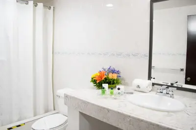 Un baño de Hotel Santiago